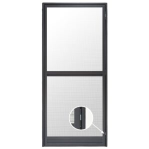 Insektenschutz Drehtuer einflüglig im Zargenrahmen